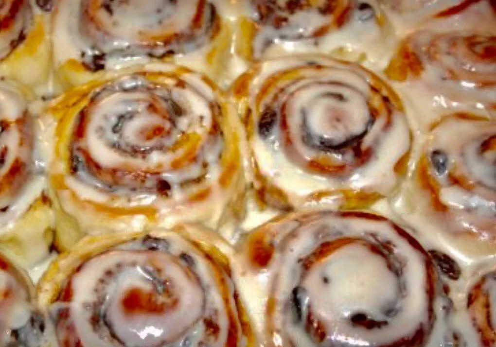 Fresh cinnamon rolls